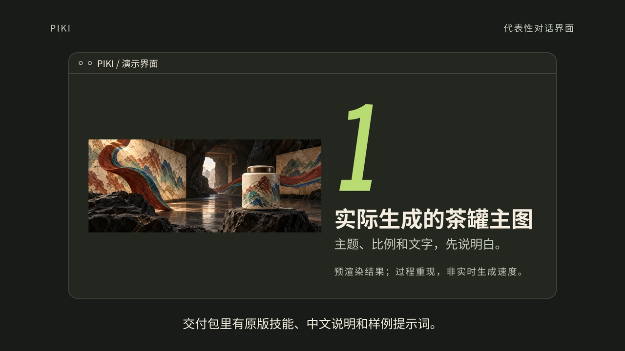 对话到成果短片实际视频样例